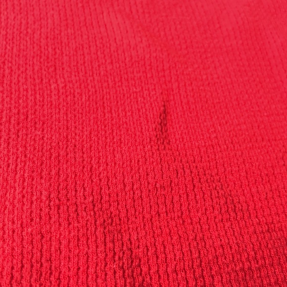 Jumping Beans Boys S4 Distressed Motorcycle Red LS Thermal Weave - Picture 4 of 7